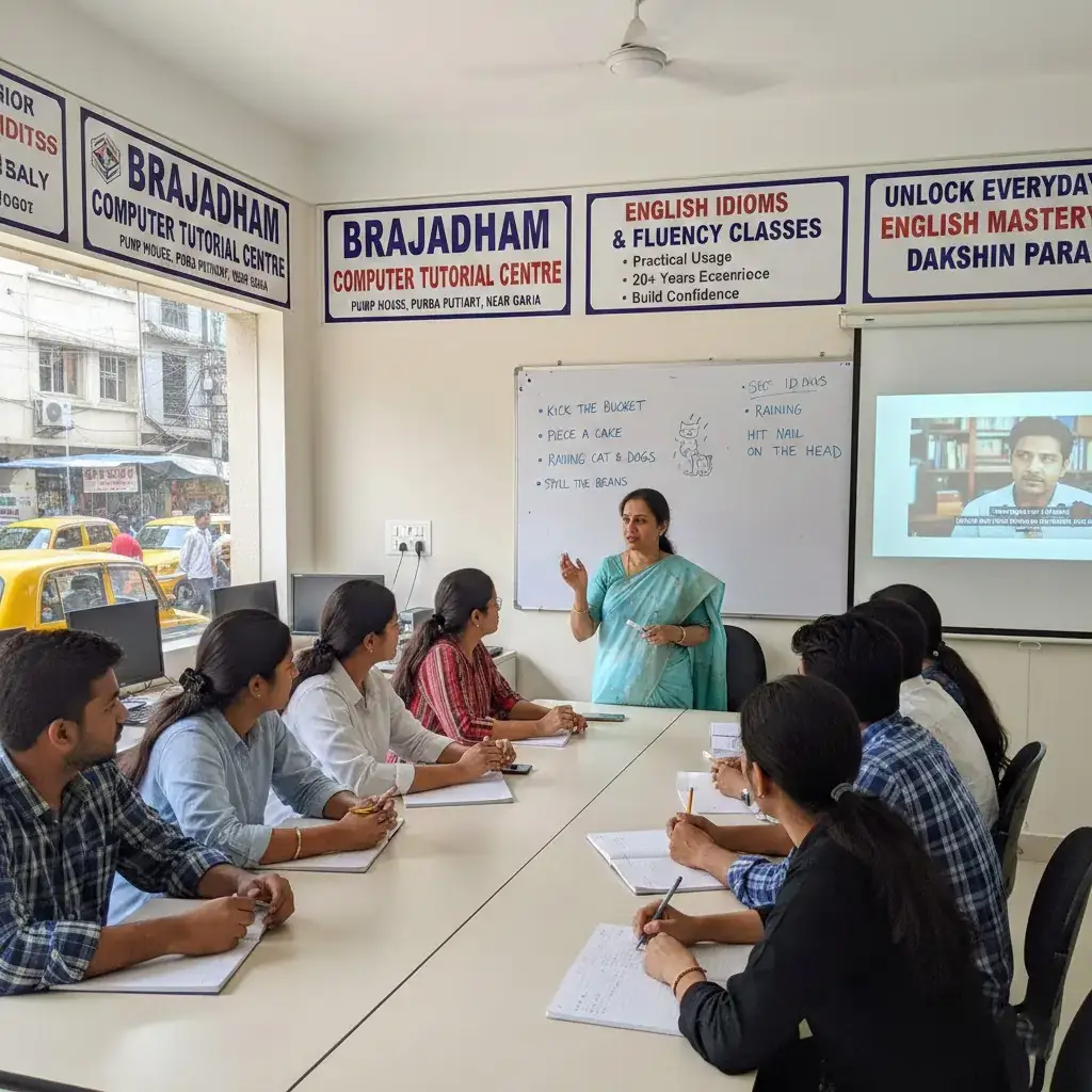 12 English Idioms Near Brajadham Tips | Brajadham Computer Tutorial Centre