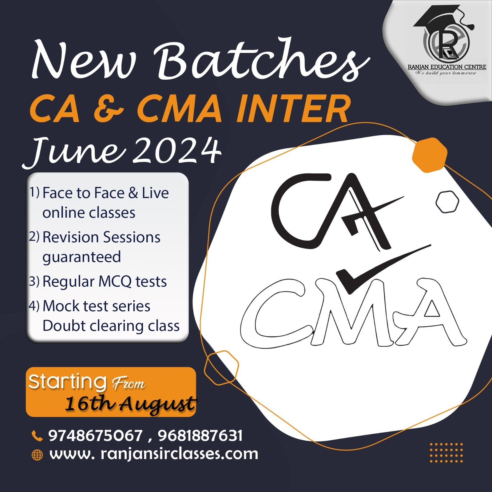 Best 10 Methods to Score High in CA CMA Exams | Ranjan Education Centre