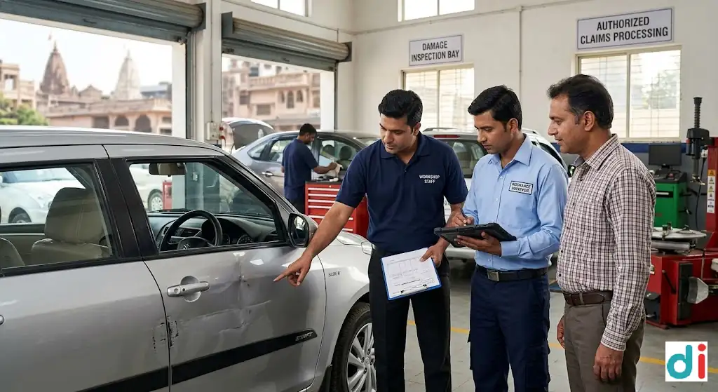 6 insurance repair process near Bhairavnath Mandir 2026 | Lookwell Car Service