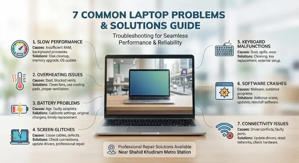 7 Common Laptop Problems and Solutions | Lap Technology