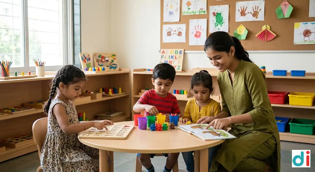 7 Preschool Activities in New BRT Link Road Ravet | Miniature Preschool and Teacher Training Institute
