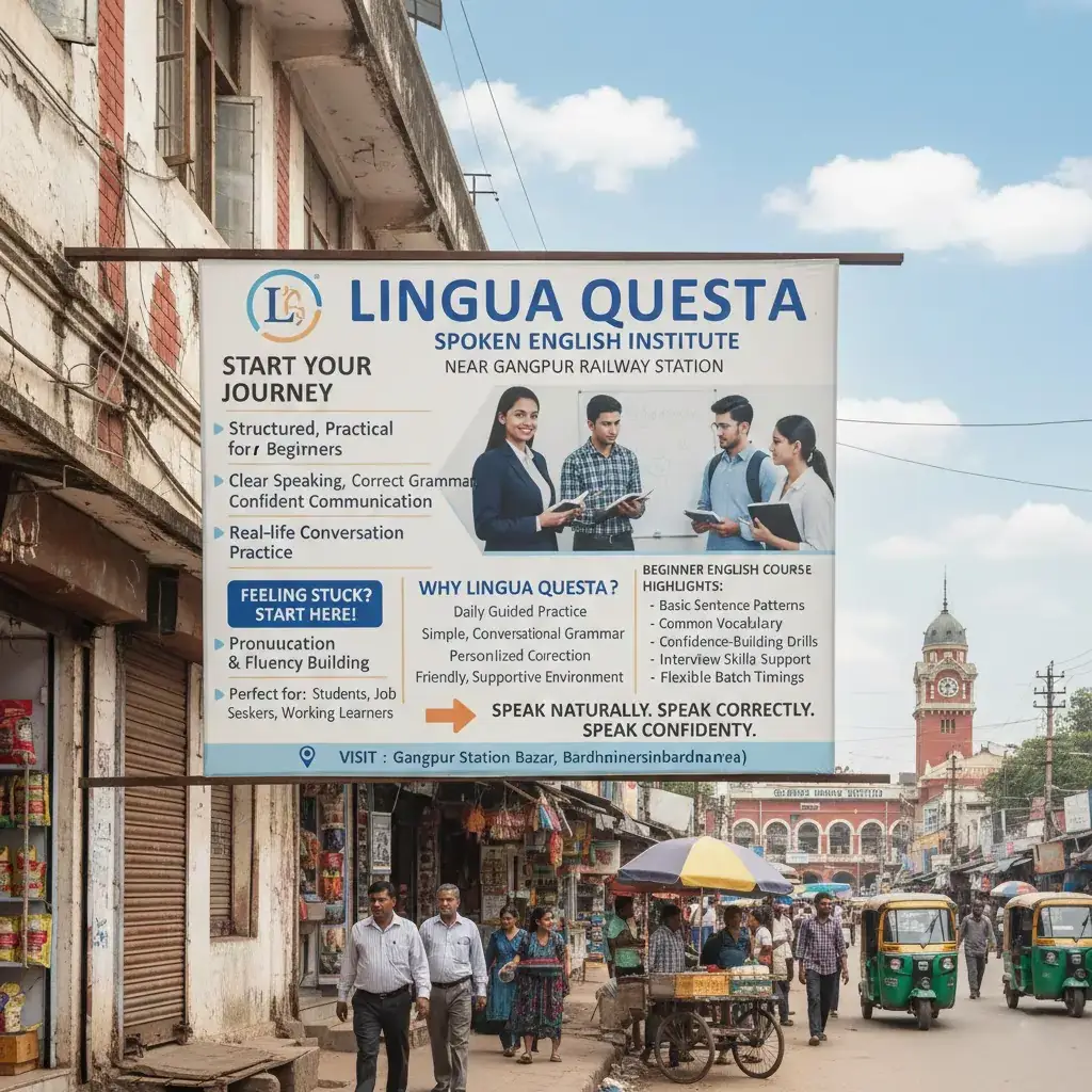 7 Spoken English for Beginners in Bardhaman 2026 | Lingua Questa Spoken English Institute
