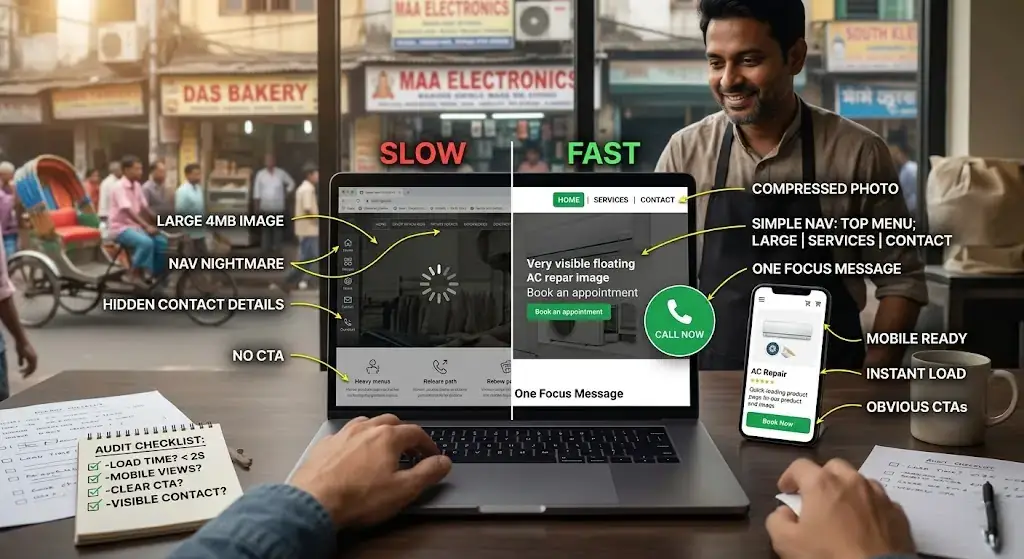 7 Website Design Mistakes Small Businesses Make | Digitalindians org