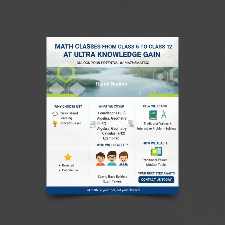 Math Classes for Class 5-12 | Ultra Knowledge Gain