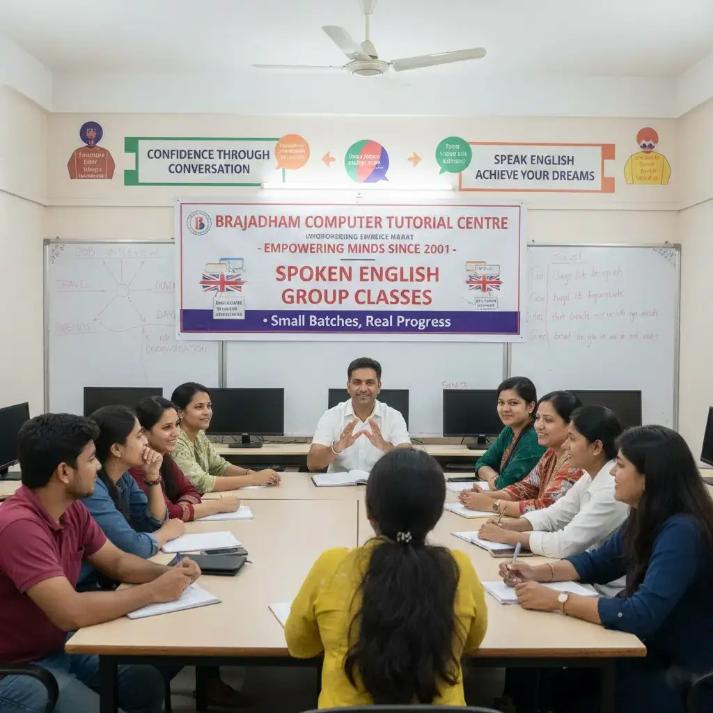 9 Spoken English Group Putiary Tips | Brajadham Computer Tutorial Centre