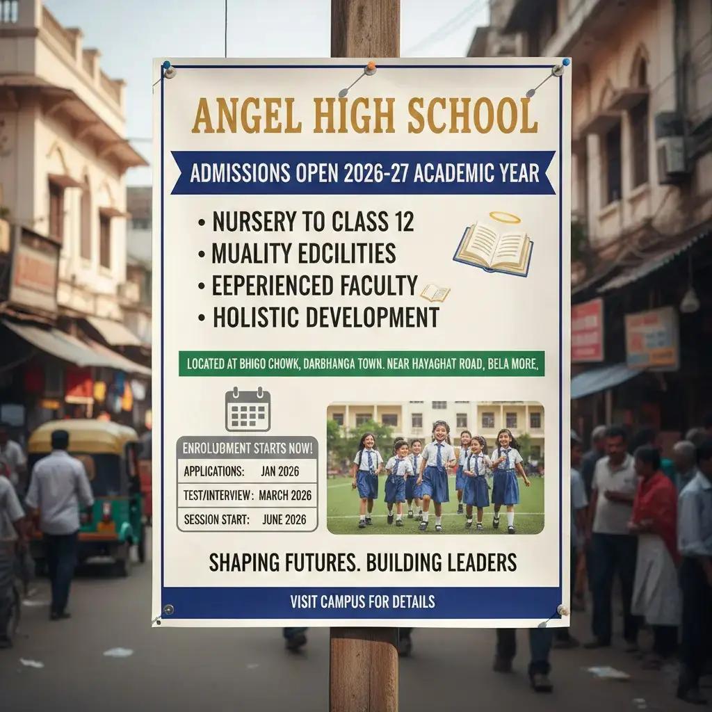 Admission Open School Bhigo 2026 | Angel High school