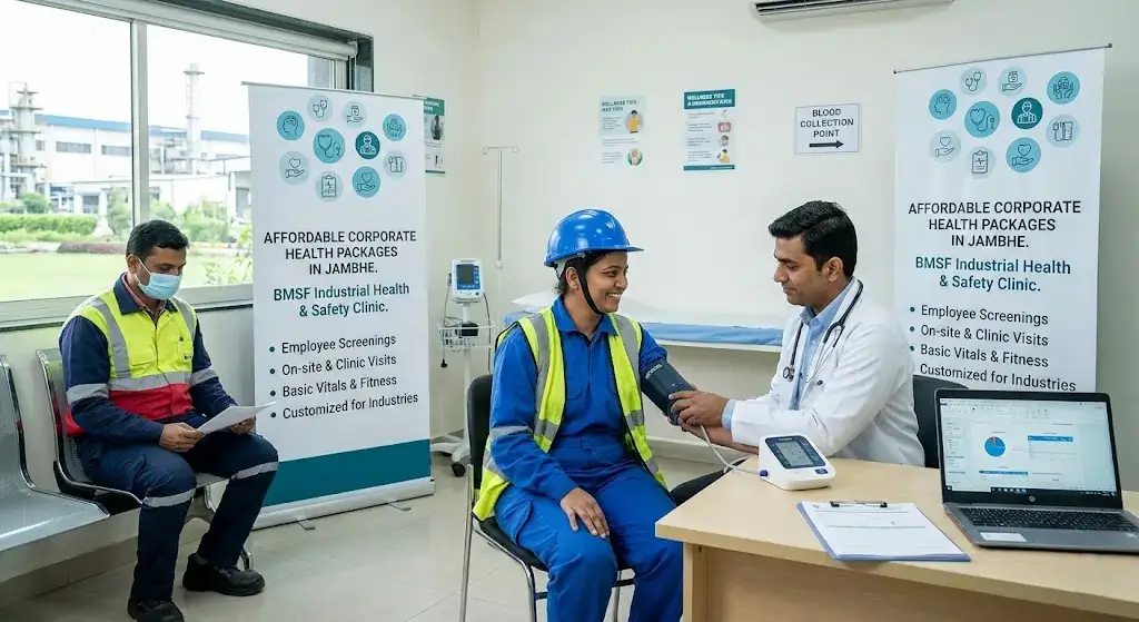 Affordable Corporate Health Services in Jambhe Area | BMSF Industrial Health and Safety Clinic