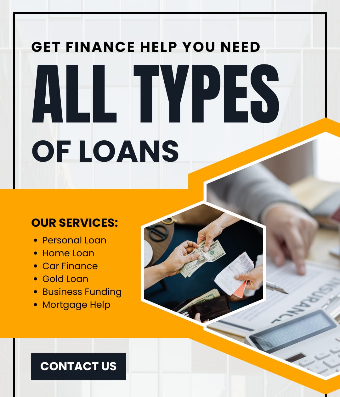 All Types of Loan Advisory and Assistance  | Tanna Services