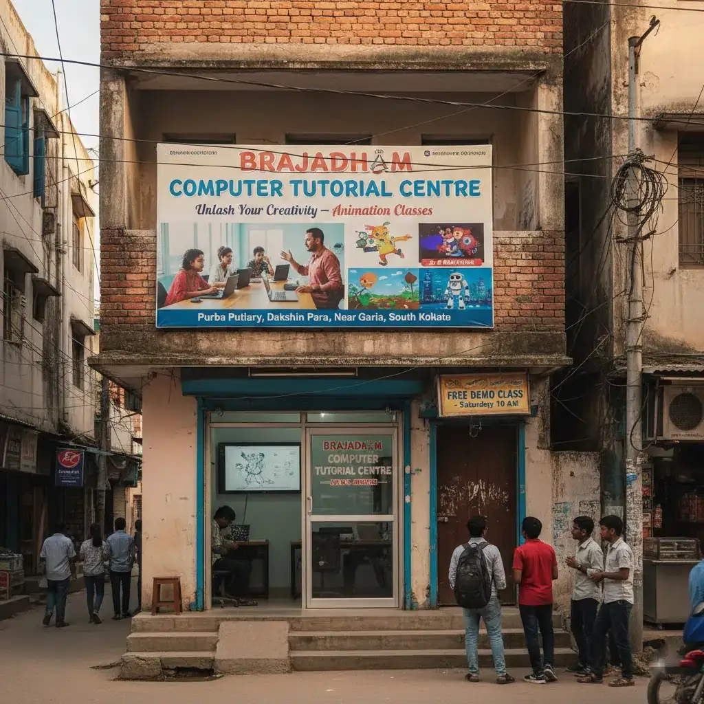 Animation Classes Near Purba Putiary for Creatives | Brajadham Computer Tutorial Centre