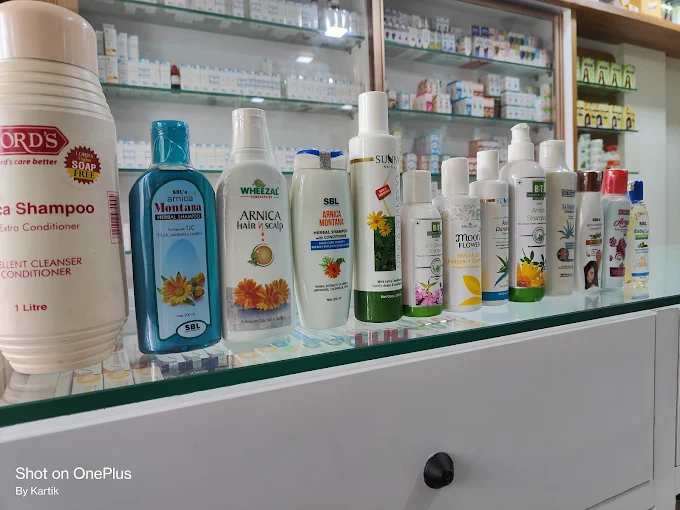 arnica-herbal-shampoo-and-hair-products-display |C.S.Homoeo Medicose