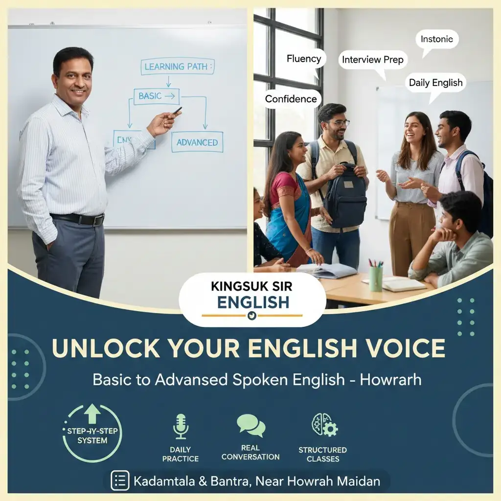Basic to Advanced Spoken English Howrah 2026 | Kingsuk Sir English