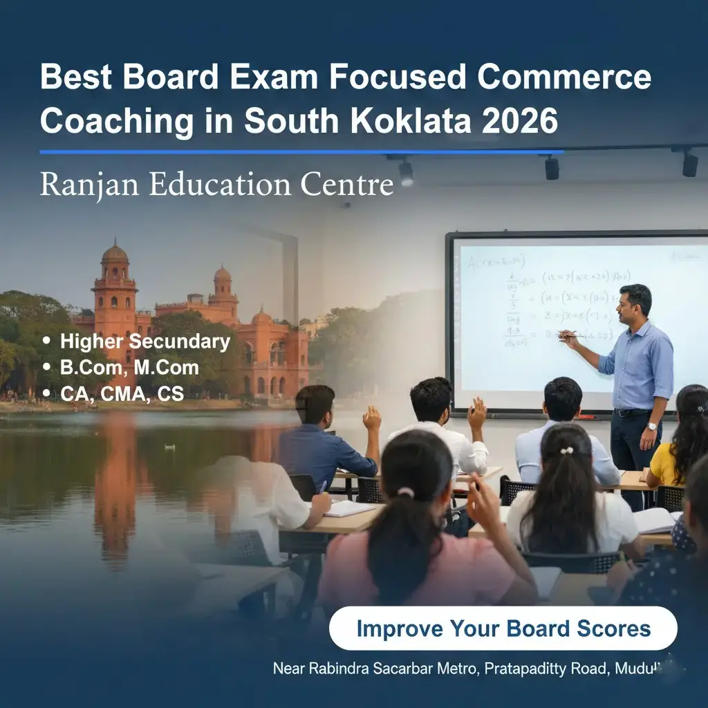 Best Board Exam Focused Commerce Coaching in South Kolkata 2026 | Ranjan Education Centre