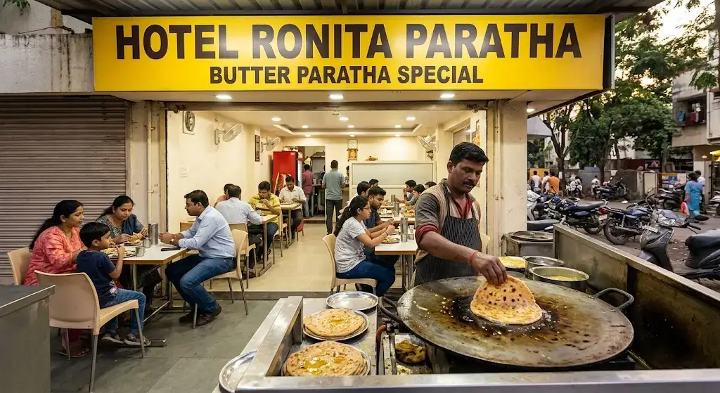 Best Butter Paratha Restaurant near Pashan Sus Road 2026 | Hotel Ronita Paratha