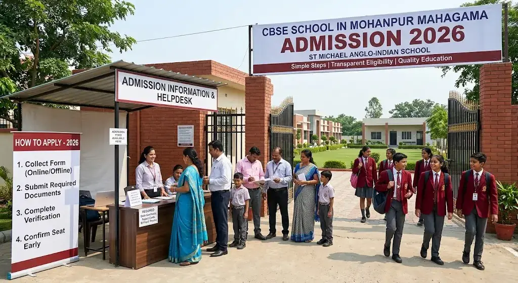 Best CBSE School in Mohanpur Mahagama Admission 2026 | St Michael Anglo-Indian School