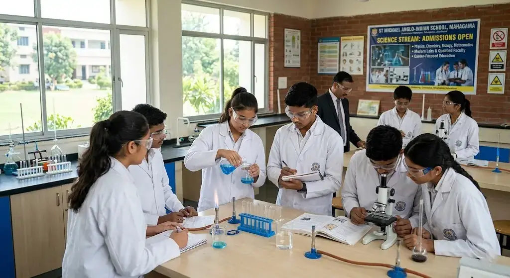Best CBSE School Science Stream near Mohanpur Area 2026 | St Michael Anglo-Indian School