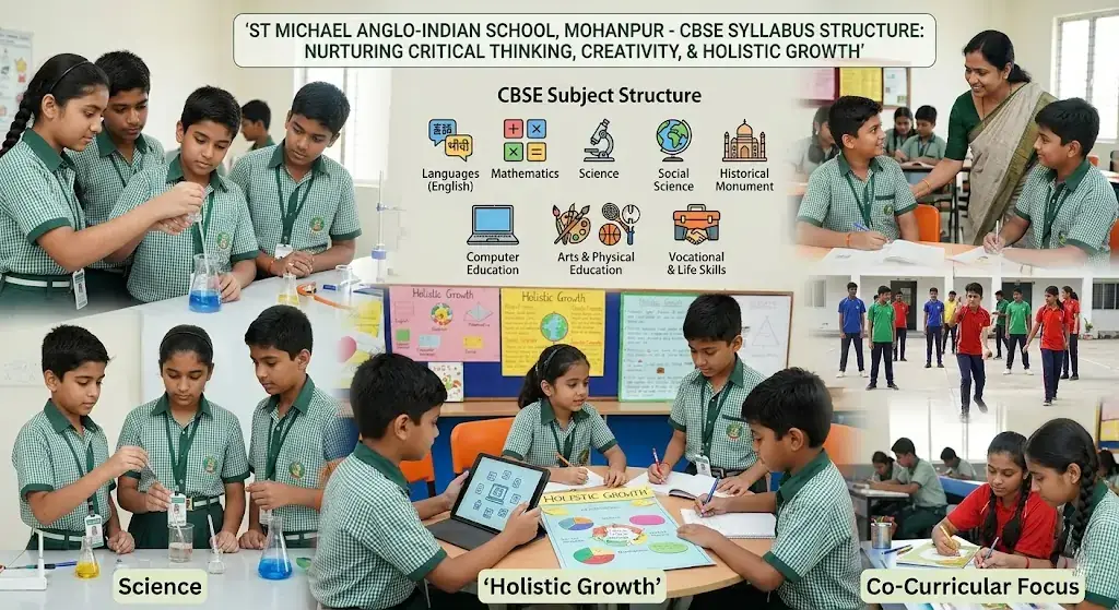 Best CBSE Syllabus Structure School near Mohanpur 2026 | St Michael Anglo-Indian School