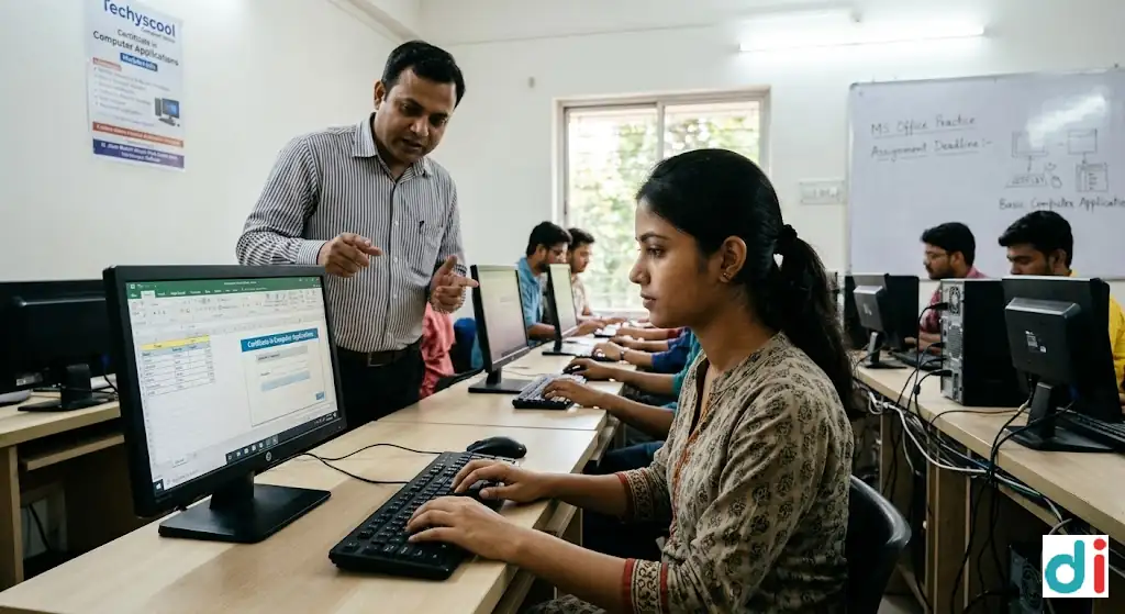 Best Certificate in Computer Applications in Haridevpur 2026 | Techyscool Computer School