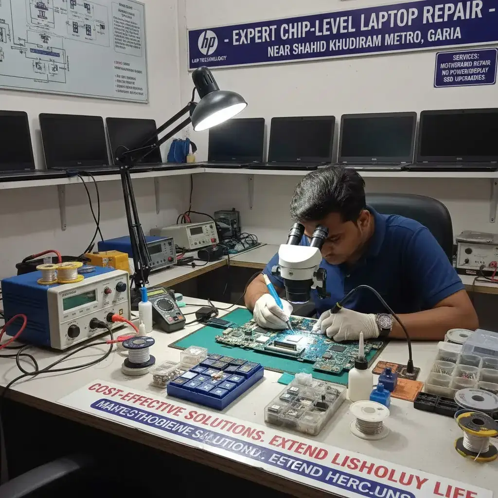 Best Chip Level Laptop Repair in Garia | Lap Technology