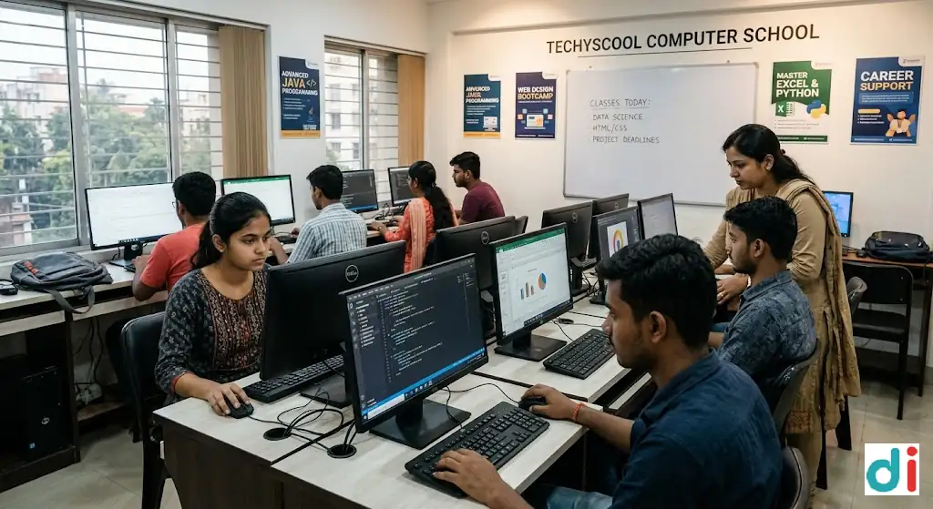 Best Computer Course Fees in Haridevpur 2026 | Techyscool Computer School