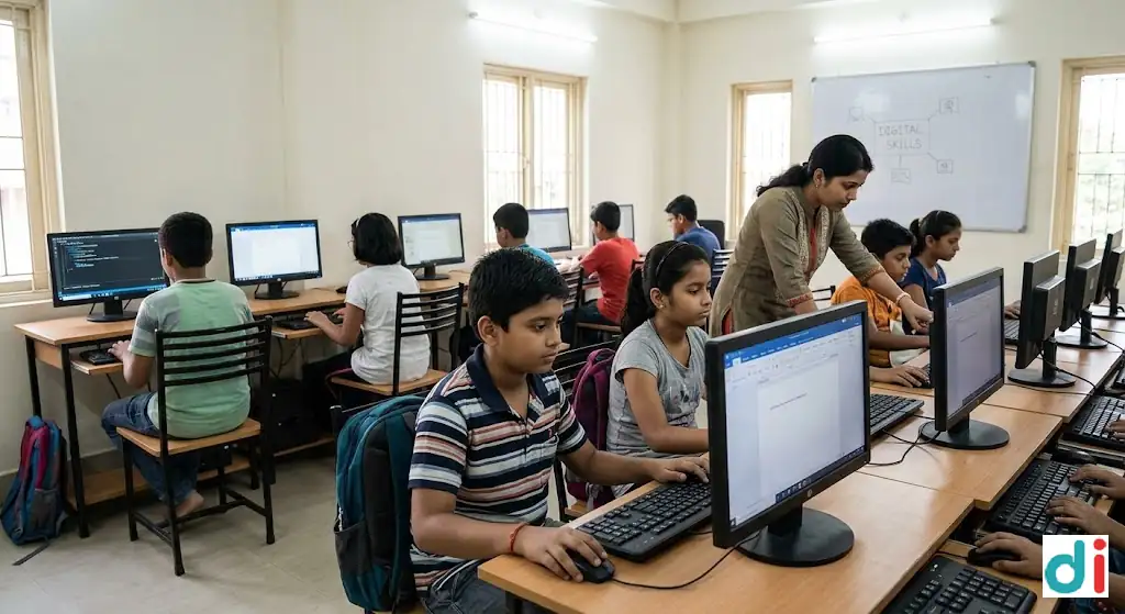Best Computer Course for School Students in Haridevpur 2026 | Techyscool Computer School