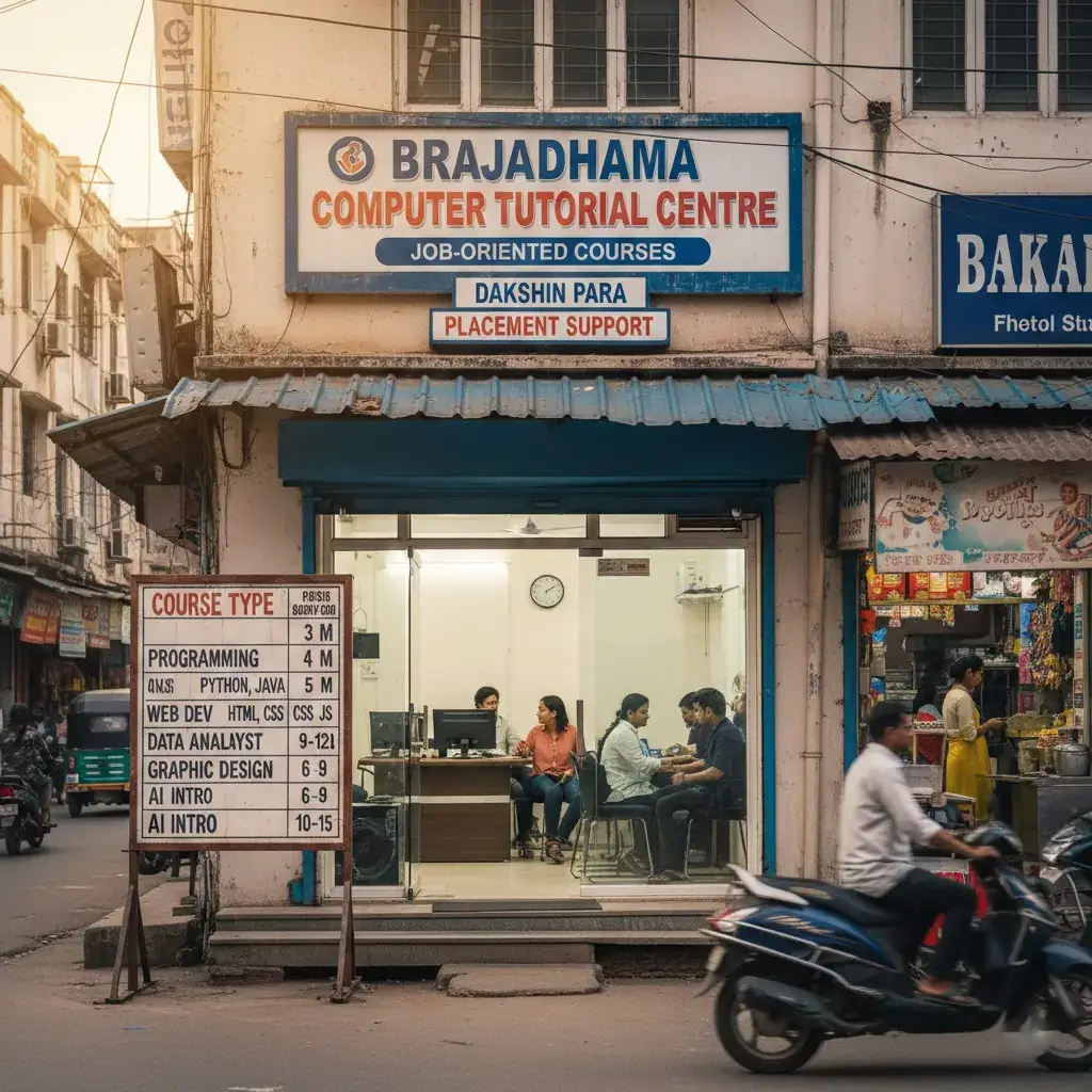 Best Computer Job Oriented Dakshin Para | Brajadham Computer Tutorial Centre