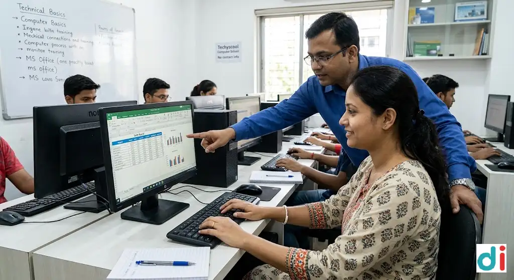 Best Computer Skill Improvement Course in Haridevpur 2026 – Easy Learning Guide | Techyscool Computer School