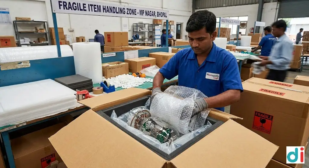 Best courier for fragile items in Maharana Pratap Nagar Zone II | Monopoly Cargo