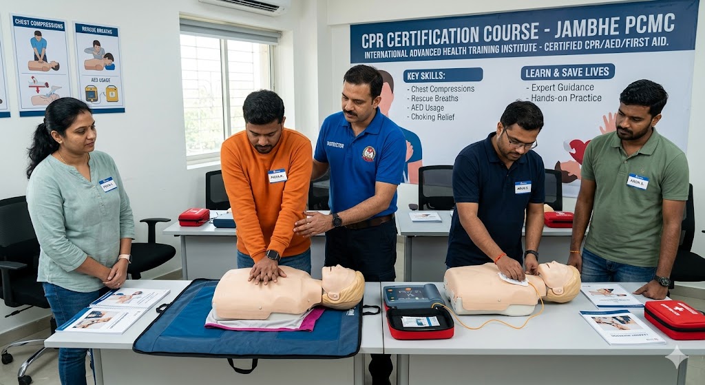 Best CPR certification course in Jambhe PCMC 2026 | International Advanced Health Training Institute