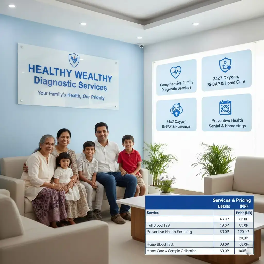 Best Diagnostic Centre for Families in Kolkata | Healthy Wealthy Diagnostic Services