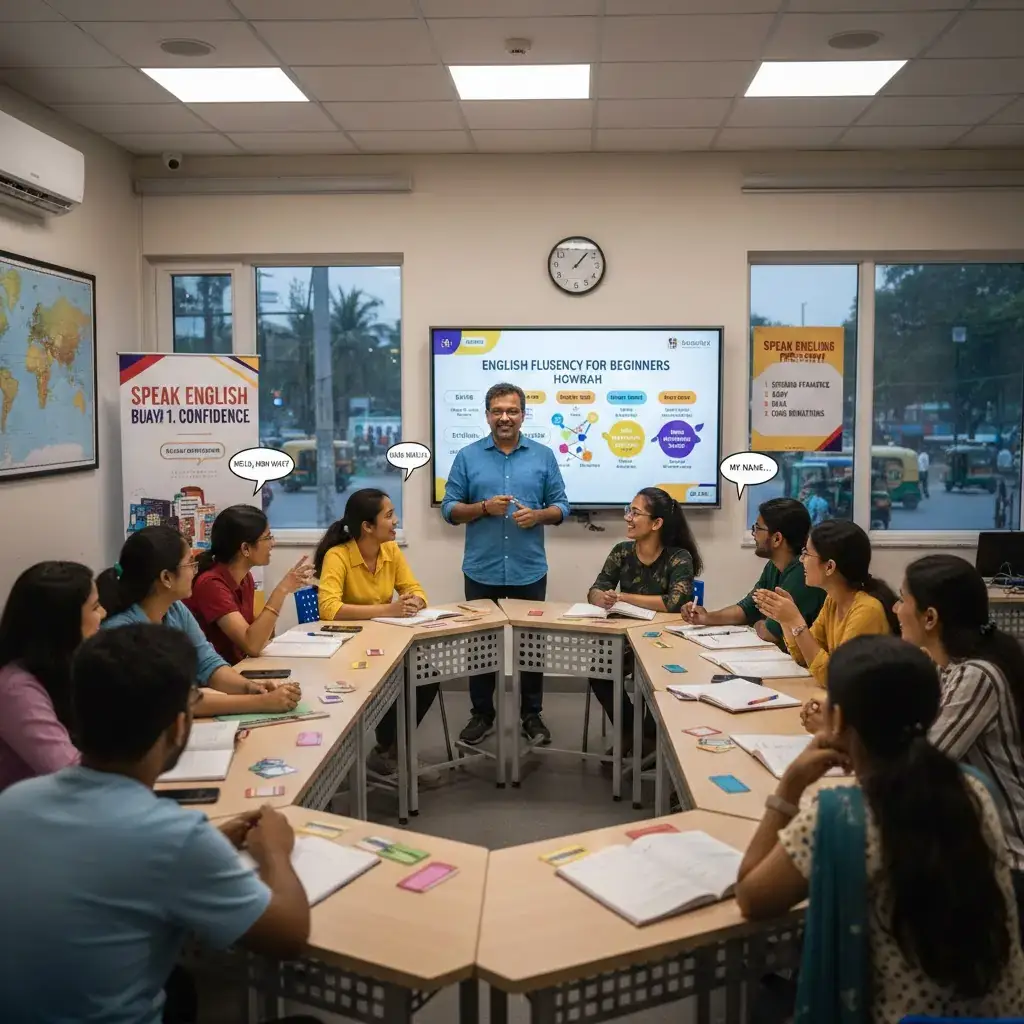 Best English Fluency for Beginners Howrah 2026 | Kingsuk Sir English