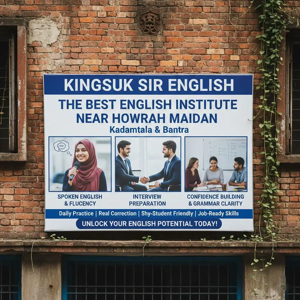 Best English Institute Near Howrah Maidan 2026 | Kingsuk Sir English