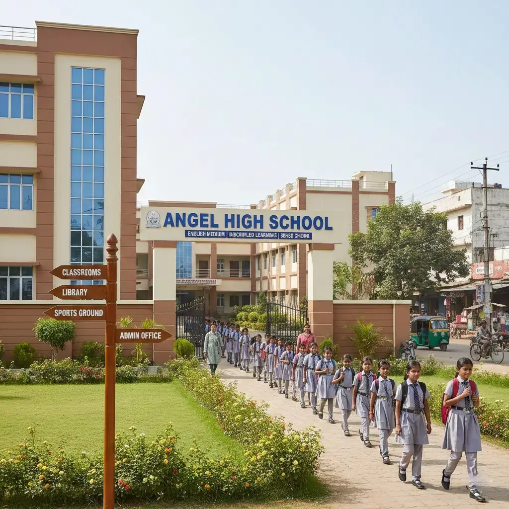 Best English School with Discipline in Bhigo 2026 | Angel High school