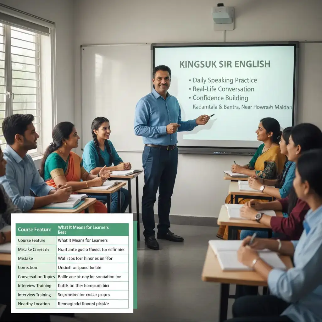 Best English Speaking Course Near Me Howrah 2026 | Kingsuk Sir English
