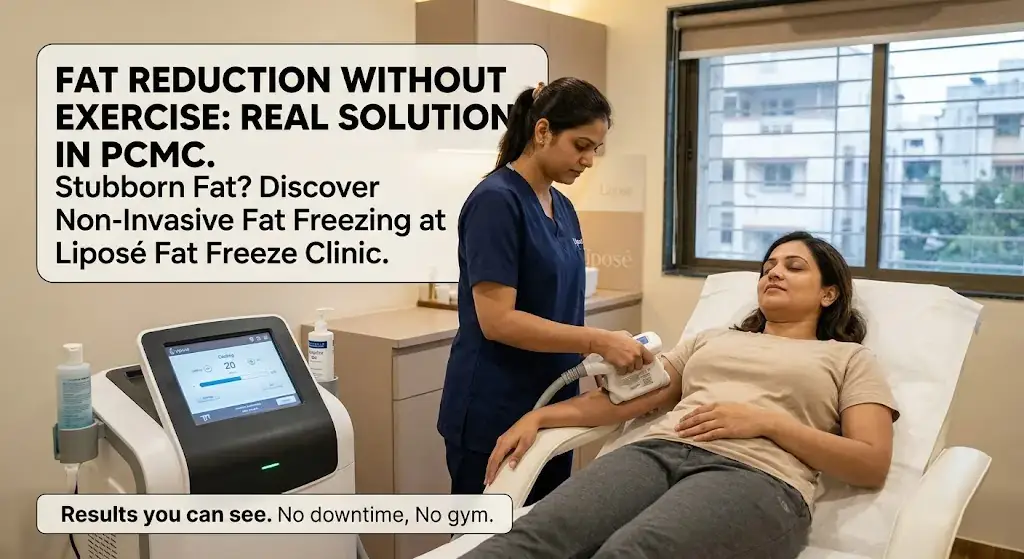 Best fat reduction without exercise in Jambhe PCMC | Liposé Fat Freeze Clinic