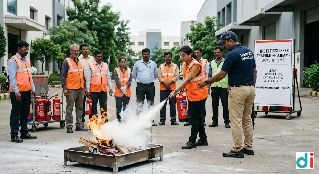Best fire extinguisher training in Jambhe PCMC 2026 | International Advanced Health Training Institute