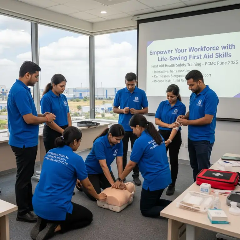 Best First Aid Health Safety Training Course Tathawade PCMC | International Advanced Health Training Institute