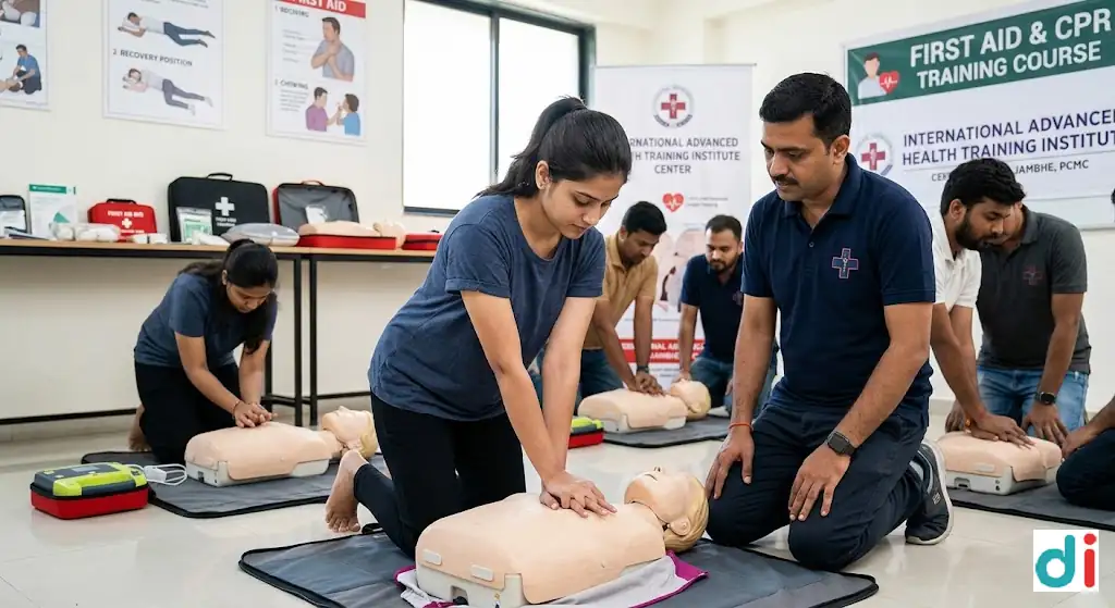 Best first aid certification course in Jambhe 2026 | International Advanced Health Training Institute