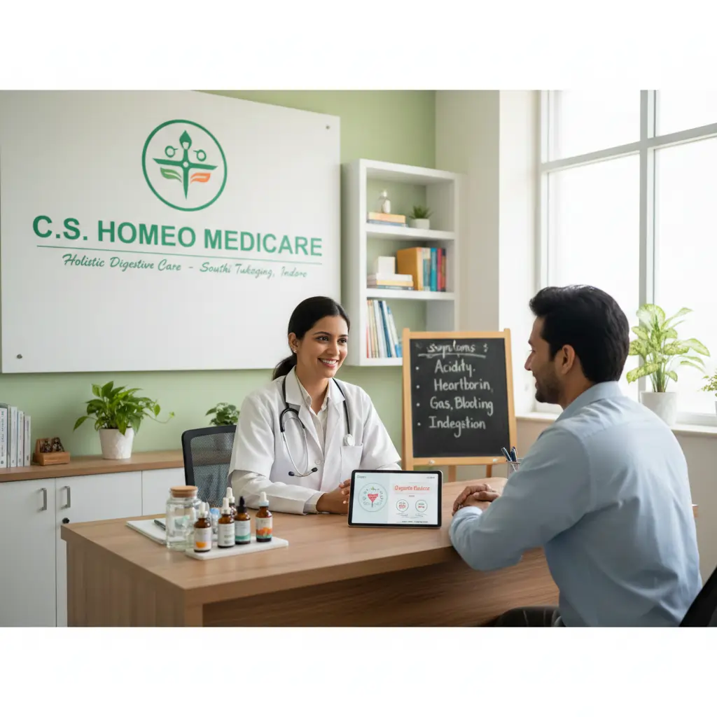 Best Homeopathy for Acidity Indore | C.S.Homoeo Medicose