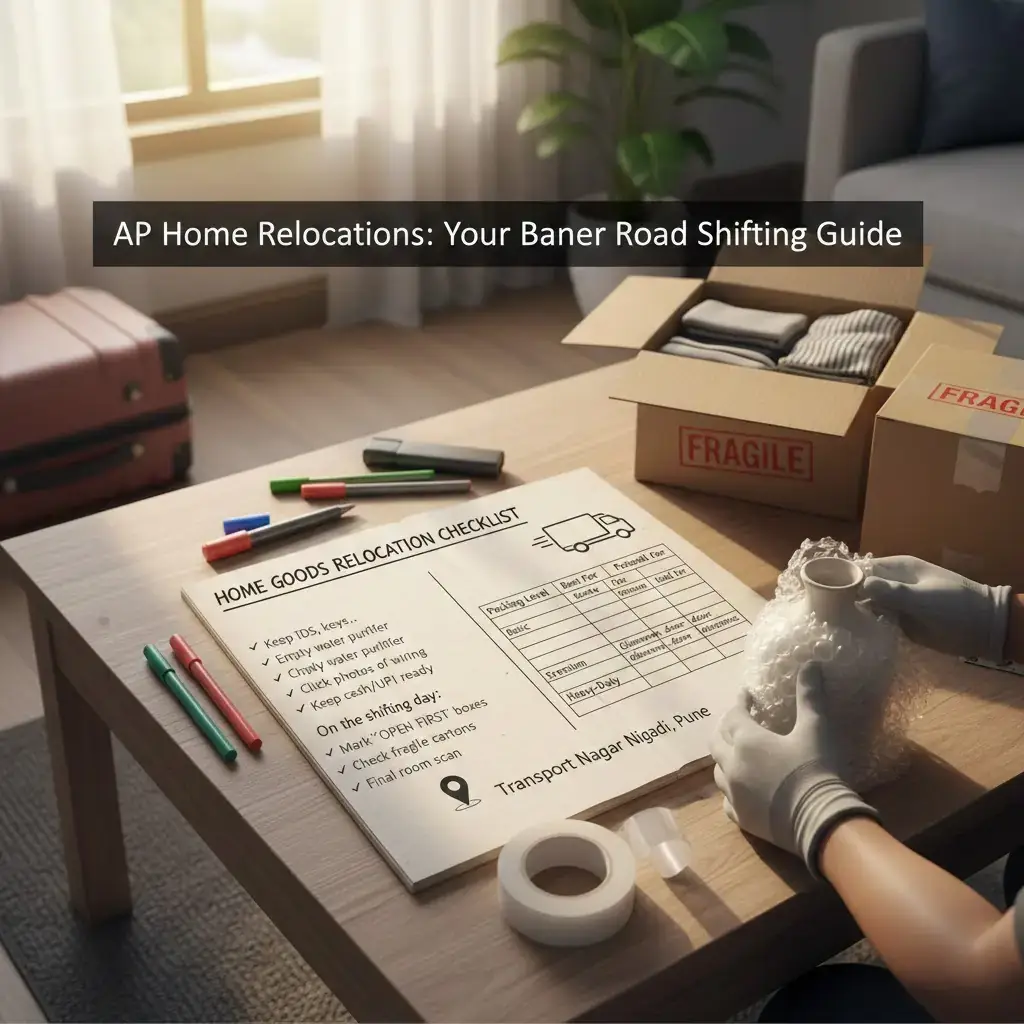 Best Household Goods Shifting Baner Road 2026 | AP Home Relocations