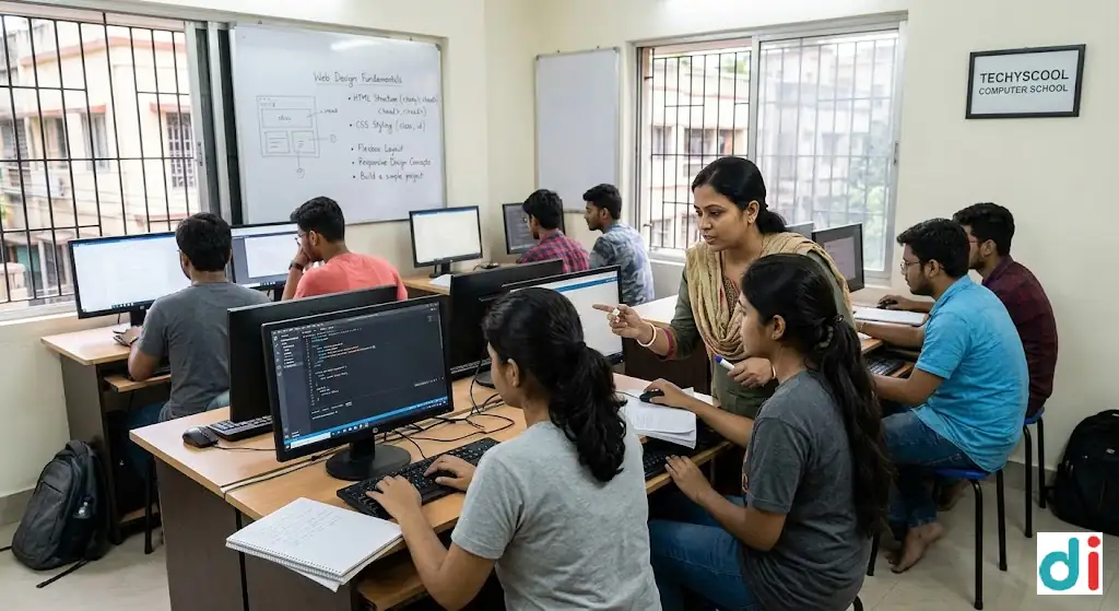Best HTML CSS Course in Paschim Putiary 2026 | Techyscool Computer School