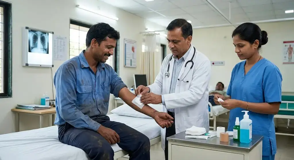 Best Industrial Accident Medical Services Near Jambhe | BMSF Industrial Health and Safety Clinic
