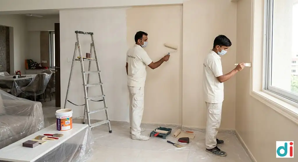 Best Interior Painting Services Near Apollo Tyer Vadodara 2026 | Krupa Enterprise