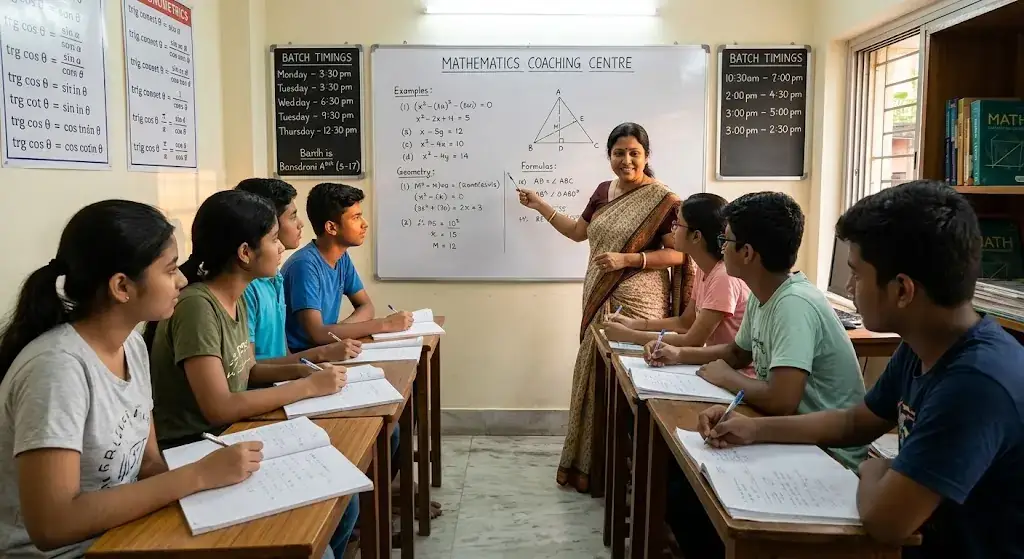 Best Math Tuition Near Bansdroni Gardens 2026 | Mathematics Coaching Centre