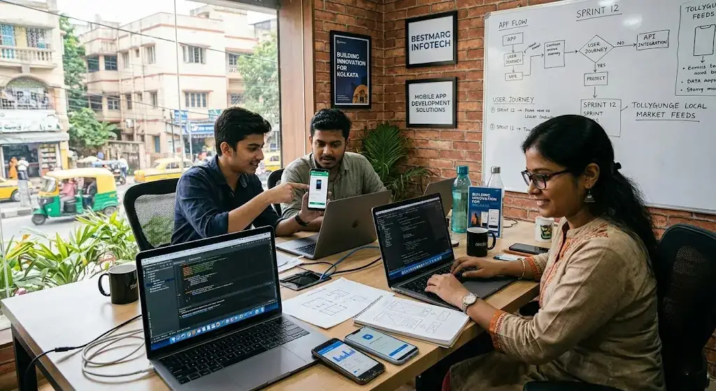 Best Mobile App Development Company in Tollygunge 2026 | Bestmarg Infotech