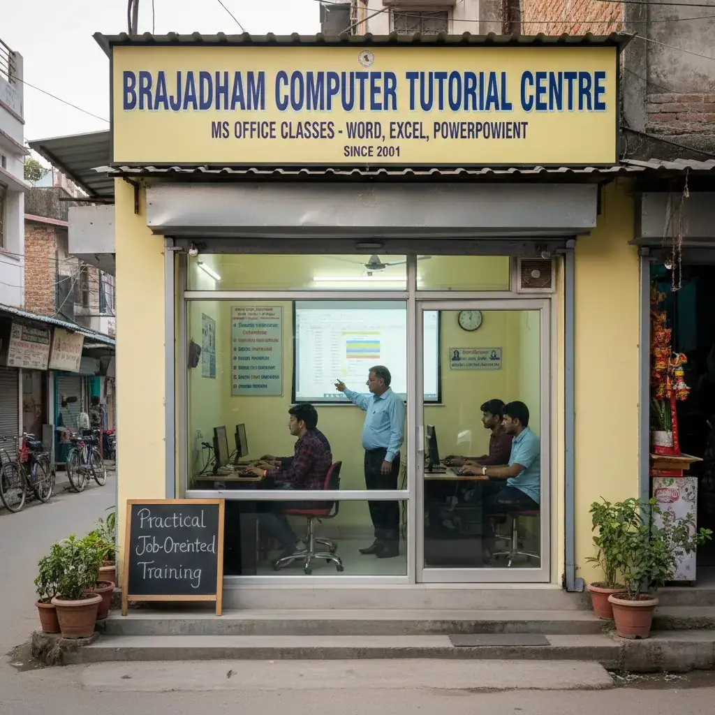 Best MS Office Classes Dakshin Para 2026 | Brajadham Computer Tutorial Centre
