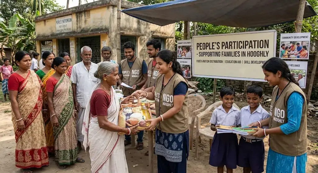 Best NGO Helping Poor Families in Library Para Station Road North Dankuni | People’s Participation