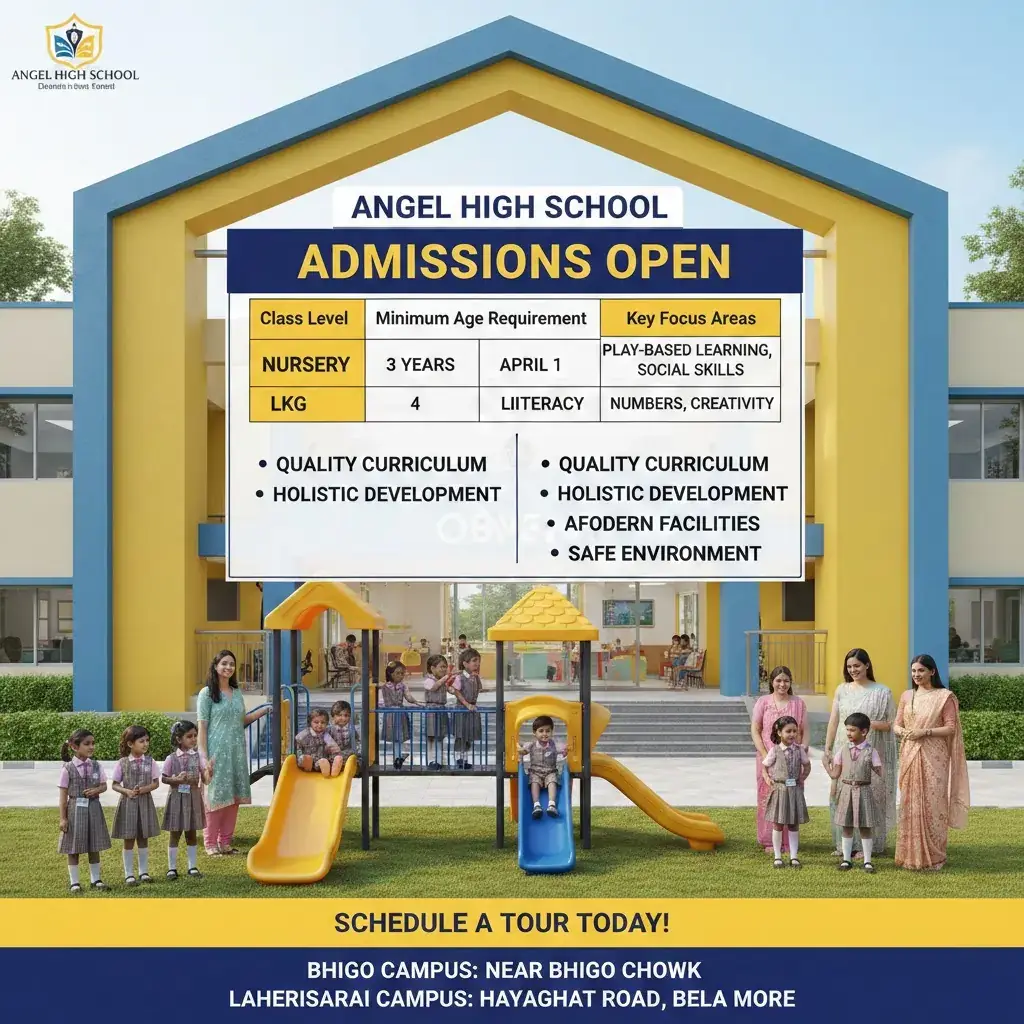 Best Nursery Admission in Bhigo 2026 | Angel High school