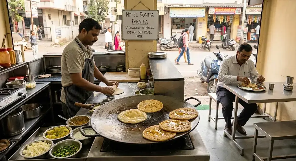 Best Paratha Restaurant in Pashan Sus Road 2026 | Hotel Ronita Paratha
