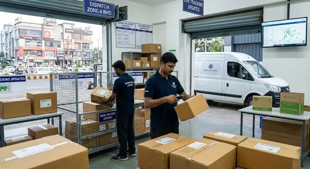 Best parcel service in Bhopal MP Nagar 2026 | Monopoly Cargo