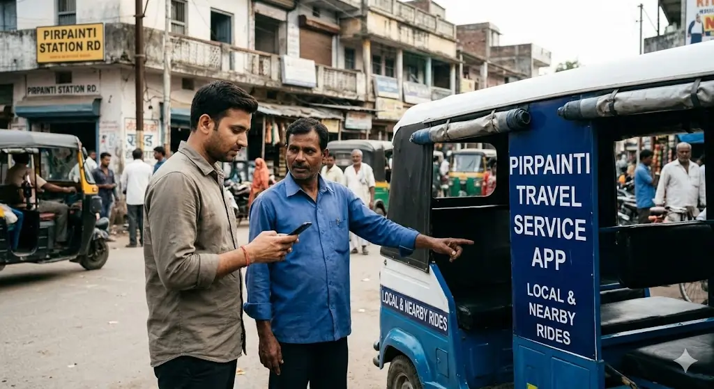 Best Pirpainti Travel Service App 2026 | CityRide.city